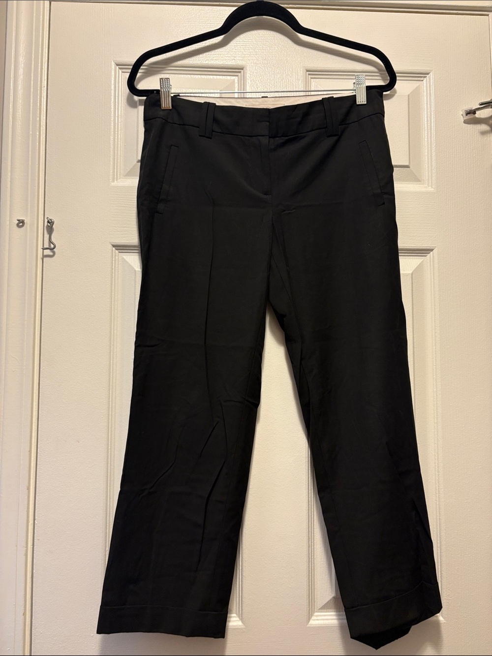 LOFT Black Cropped Dress Pants